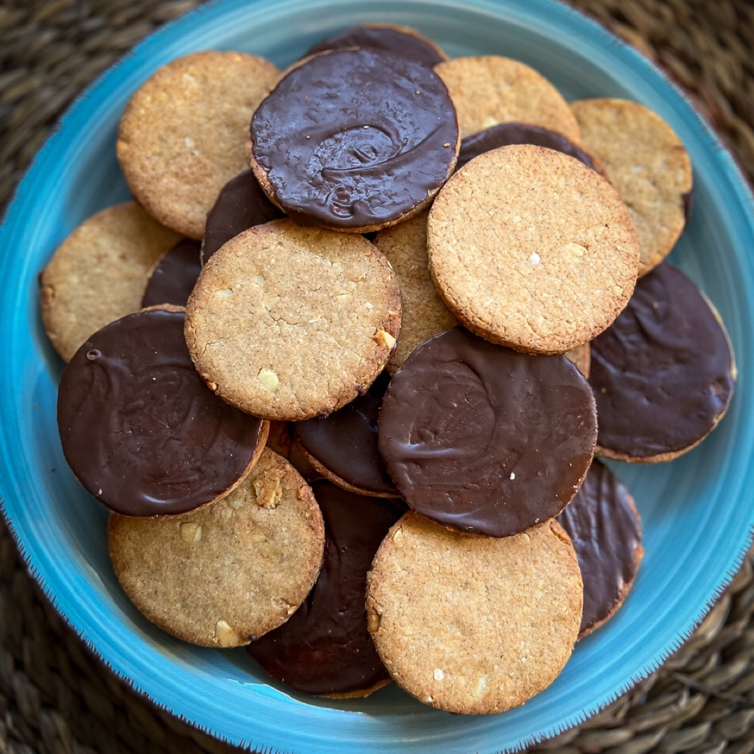 Galletas Digestive con naranja y chocolate Galletas Digestive con naranja y chocolate