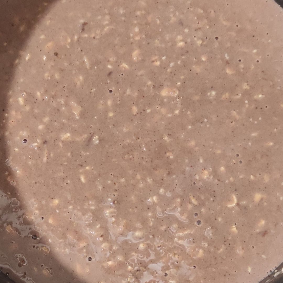 Gachas de avena y chocolate proteicas Gachas de avena y chocolate proteicas