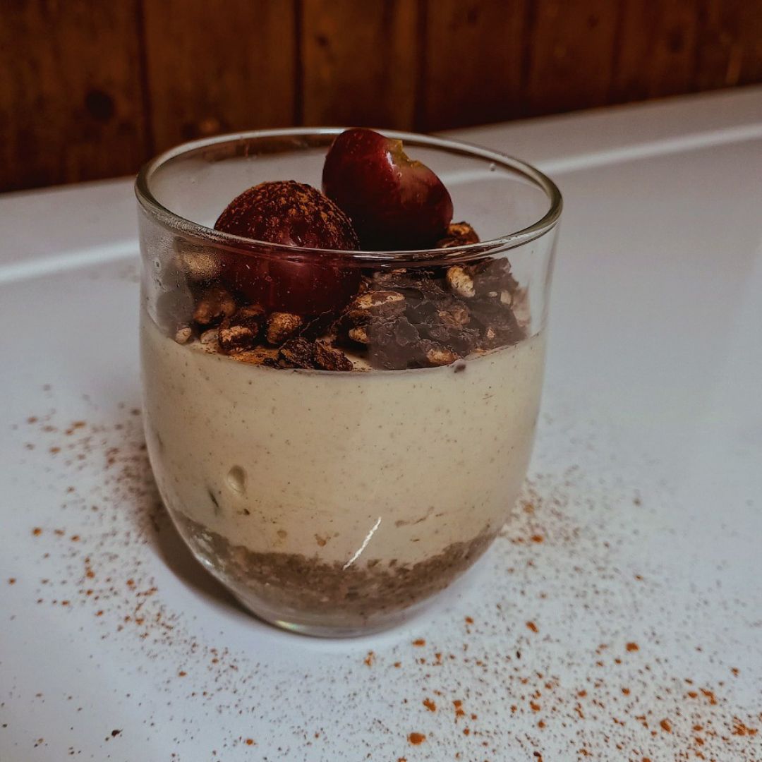 Vasito de canela, cacahuete y café 🤎🥜☕.