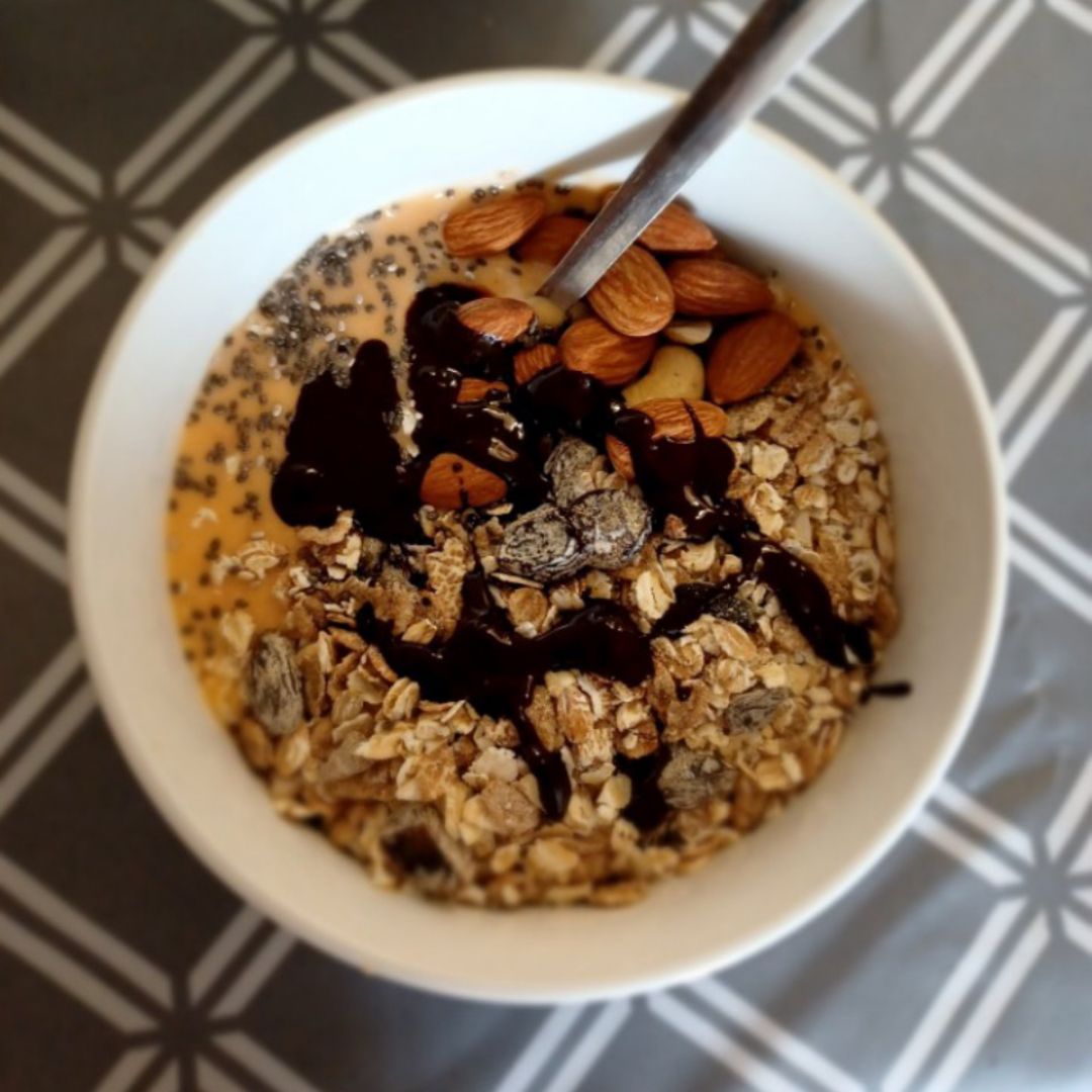Muesli casero para desayunar 🥰😋 Muesli casero para desayunar 🥰😋