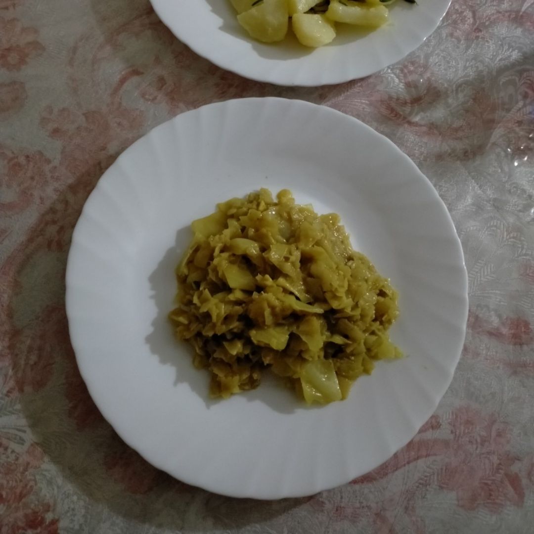 Col con mantequilla de cacahuete Col con mantequilla de cacahuete