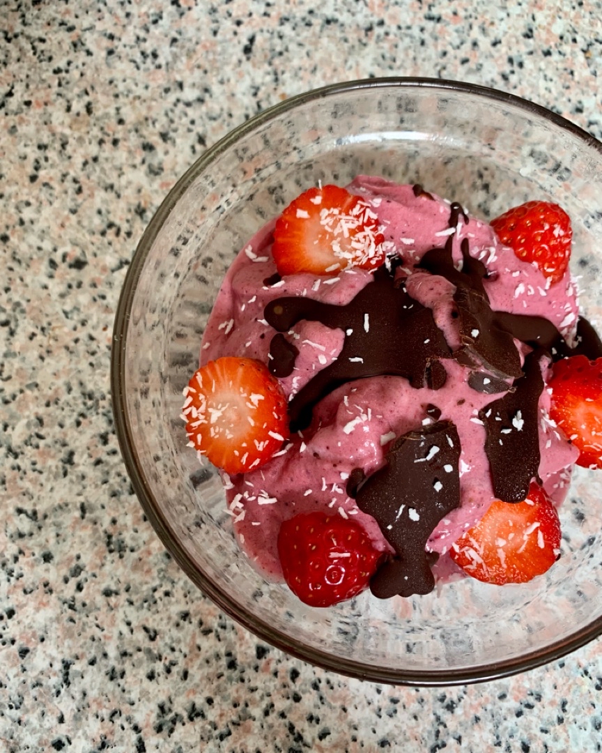 Helado de frutos rojos  Paso 4