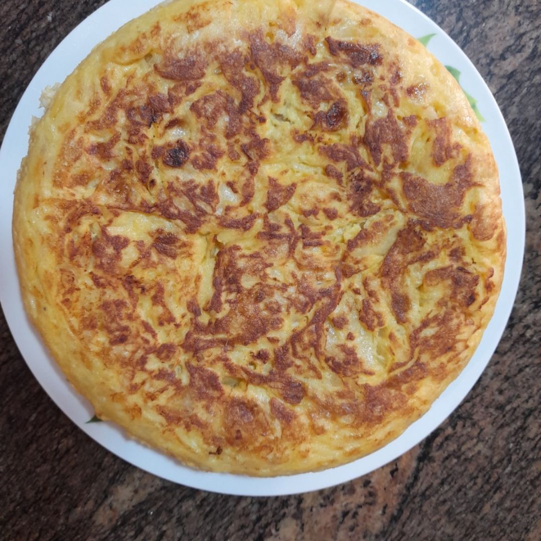 Tortilla de patatas con cebolla Tortilla de patatas con cebolla