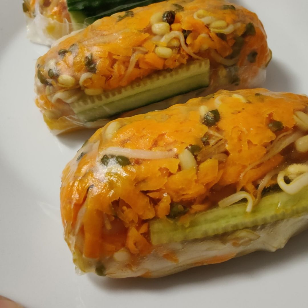 Rollitos Vietnamitas con Gambas Rollitos Vietnamitas con Gambas
