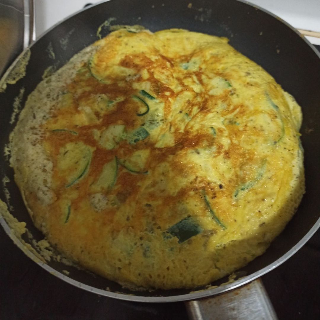 Tortilla de calabacín Paso 2