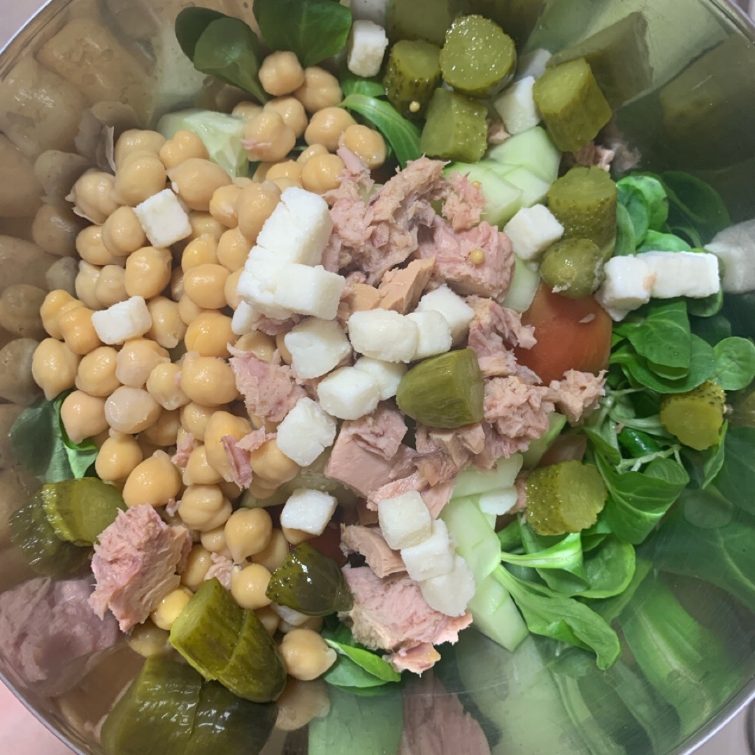 Ensalada de garbanzos Ensalada de garbanzos