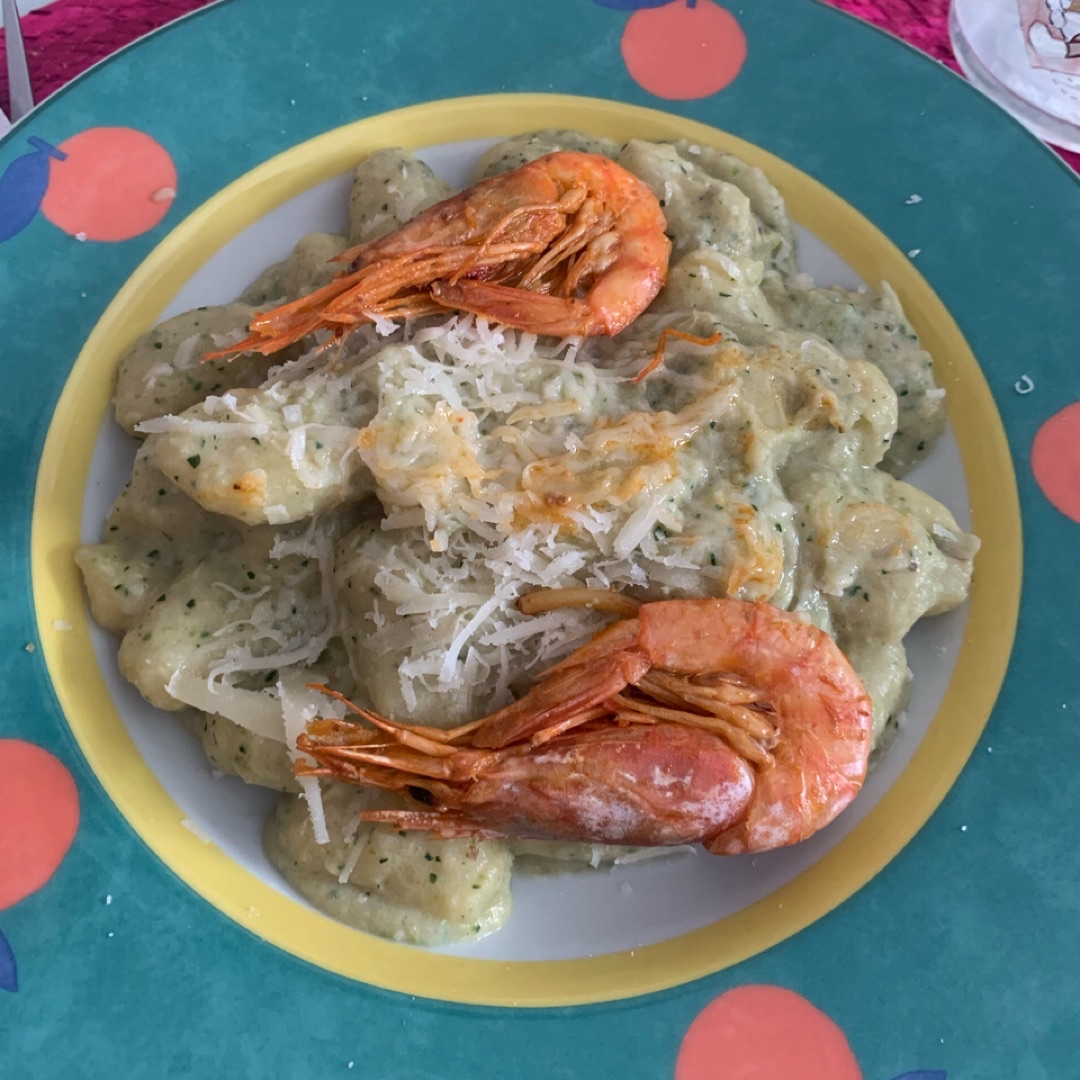 Gnocchis en salsa de calabacín y berenjena 🍆 💜 Gnocchis en salsa de calabacín y berenjena 🍆 💜