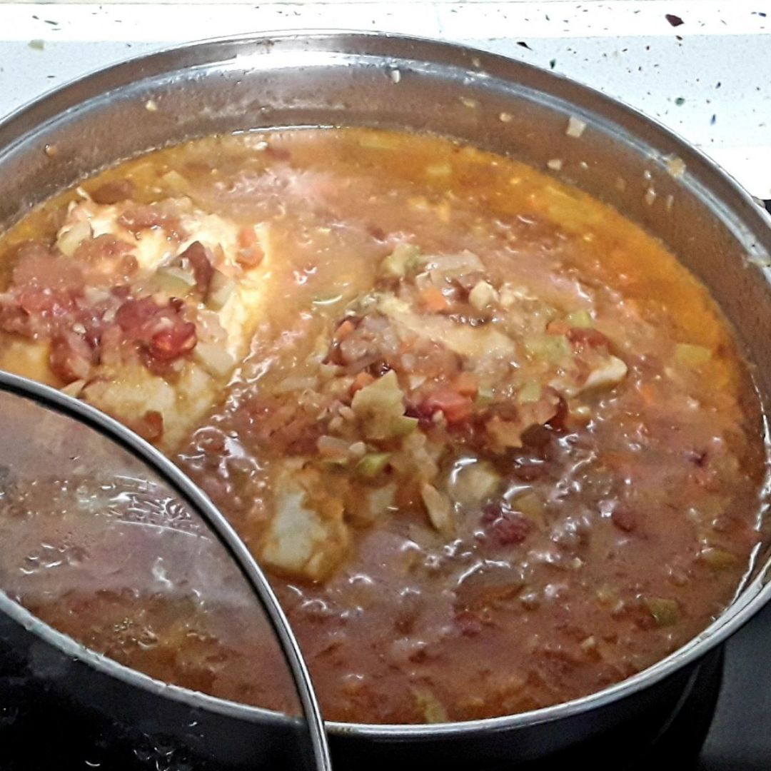 Bacalao al kumato Paso 3 Bacalao al kumato Paso 3