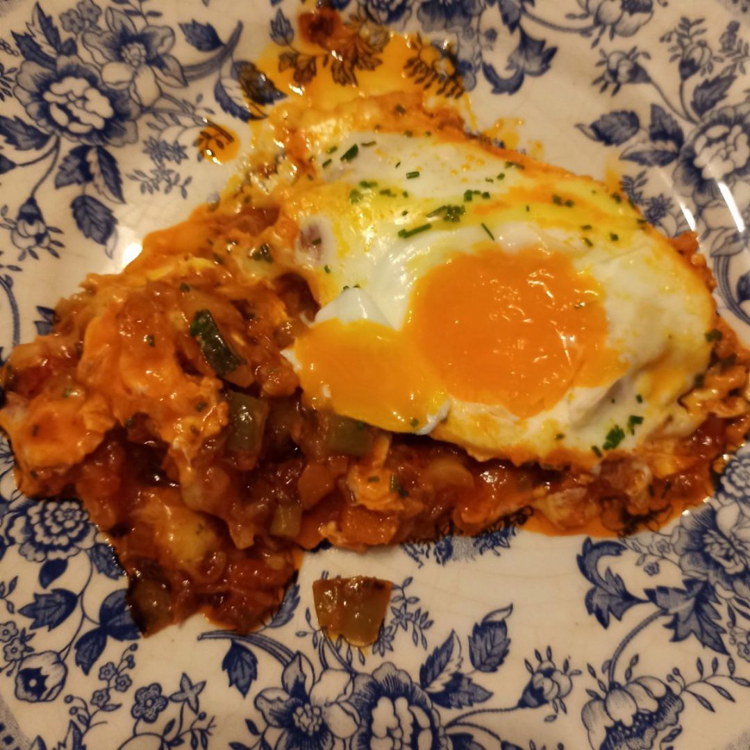 Huevos a la flamencaStep 0