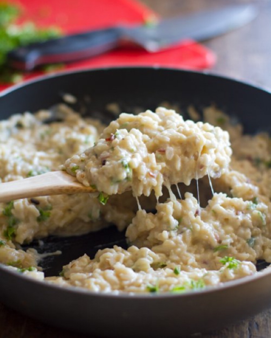 Arroz con bechamel de coliflor Arroz con bechamel de coliflor