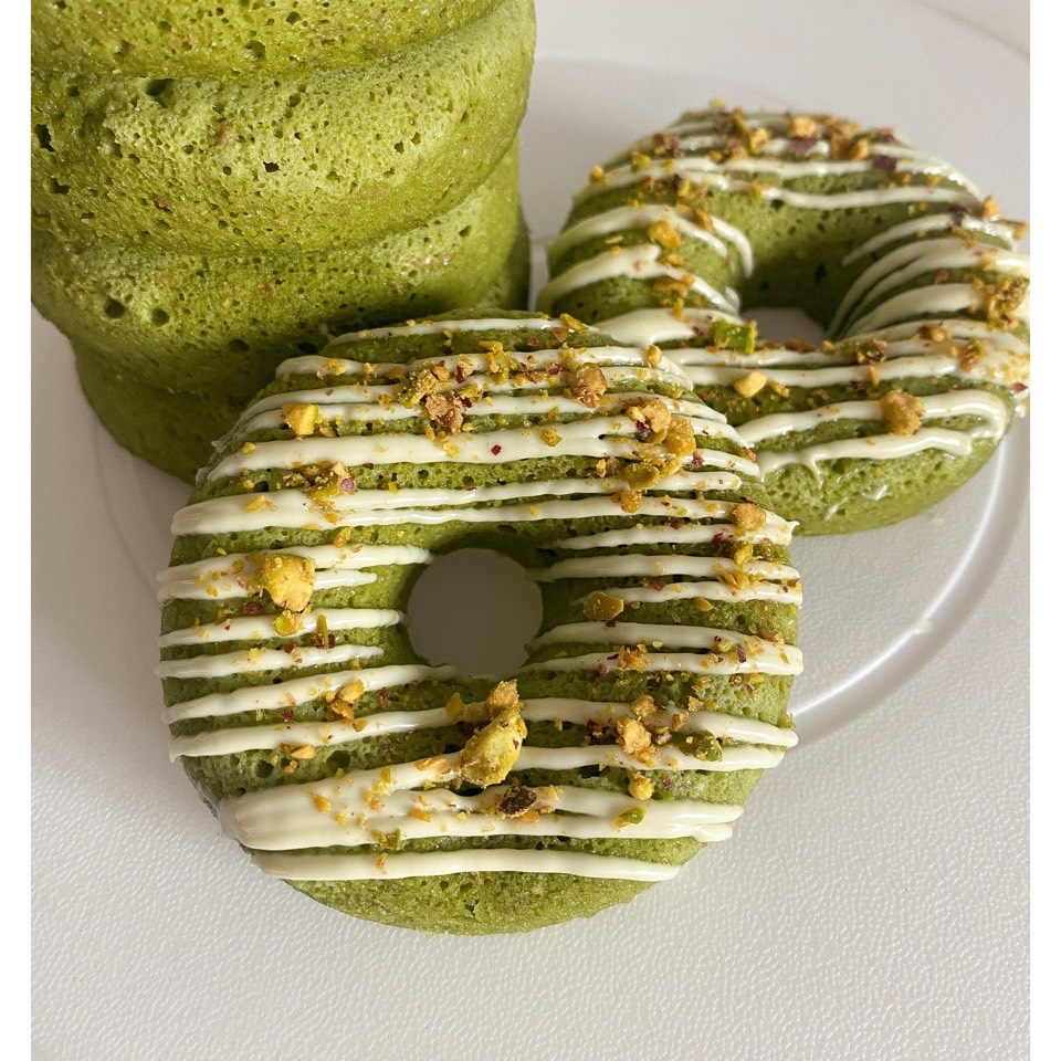 💚D🍩nuts de té matcha al microondas💚 💚D🍩nuts de té matcha al microondas💚