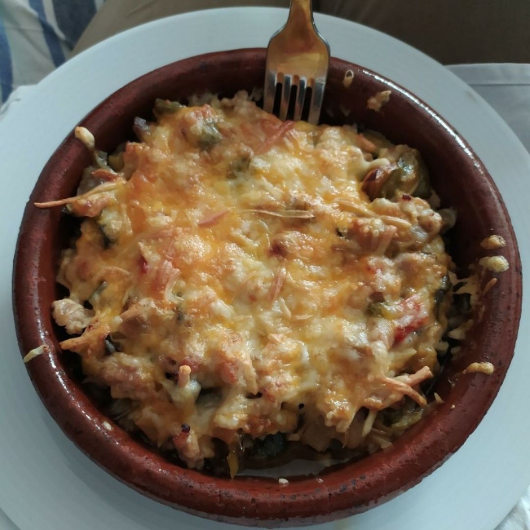 Cazuela de verduras con bacalao Cazuela de verduras con bacalao