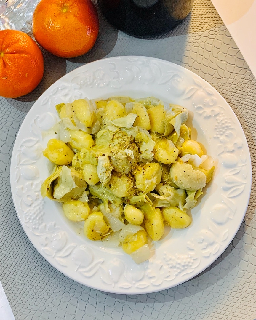 ñoquis con alcachofa 💛 Paso 2 ñoquis con alcachofa 💛 Paso 2