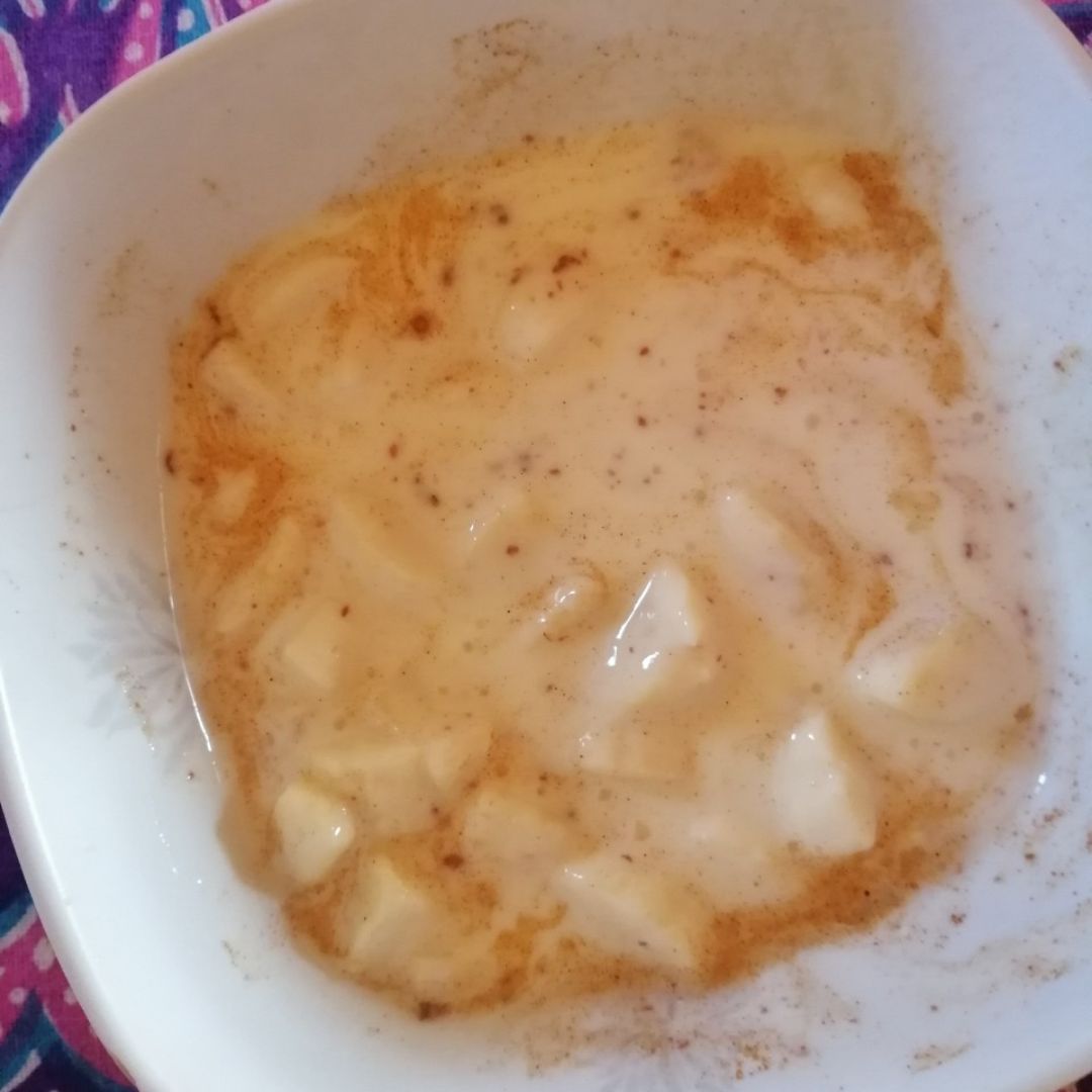 Kefir, plátano y canela Kefir, plátano y canela