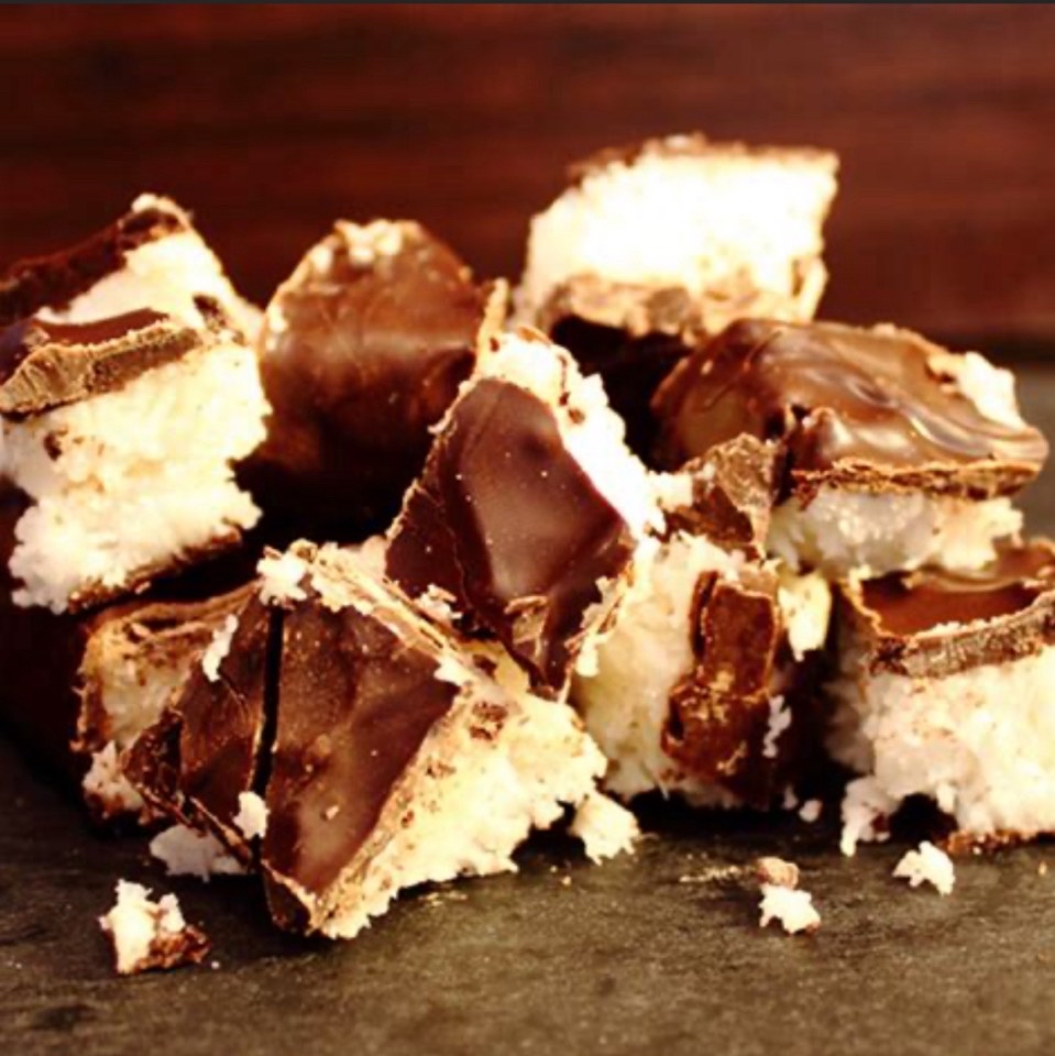 Turron coco y algarroba Turron coco y algarroba