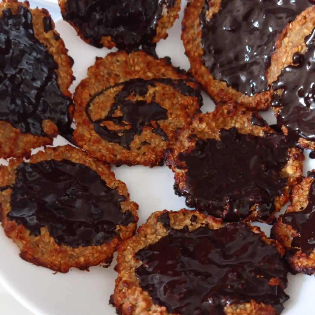 Galletas de plátano y avena con chocolate 85 Galletas de plátano y avena con chocolate 85