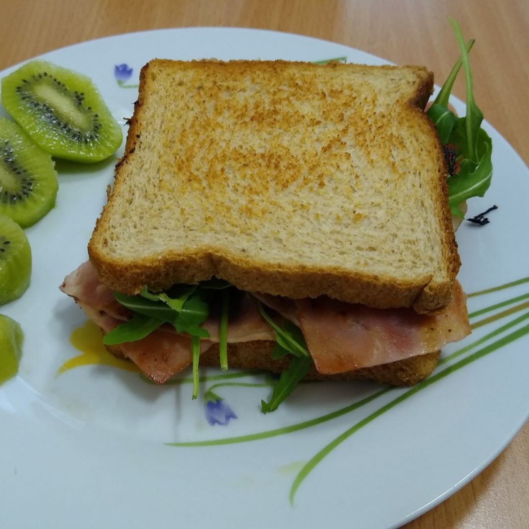 Sandwich en sartén Paso 4 Sandwich en sartén Paso 4