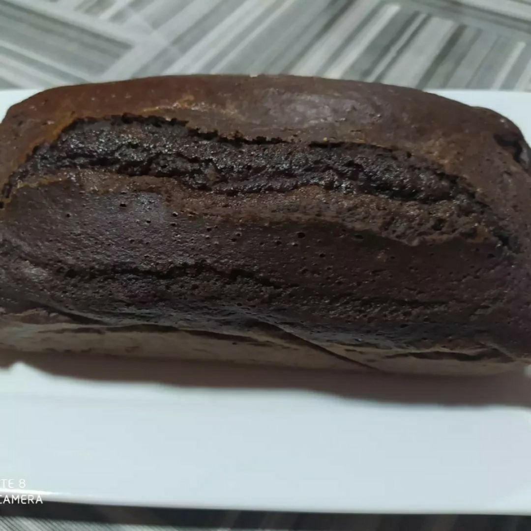 Bizcocho de algarroba proteico Bizcocho de algarroba proteico