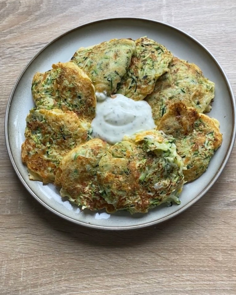 Hamburguesas de calabacín 