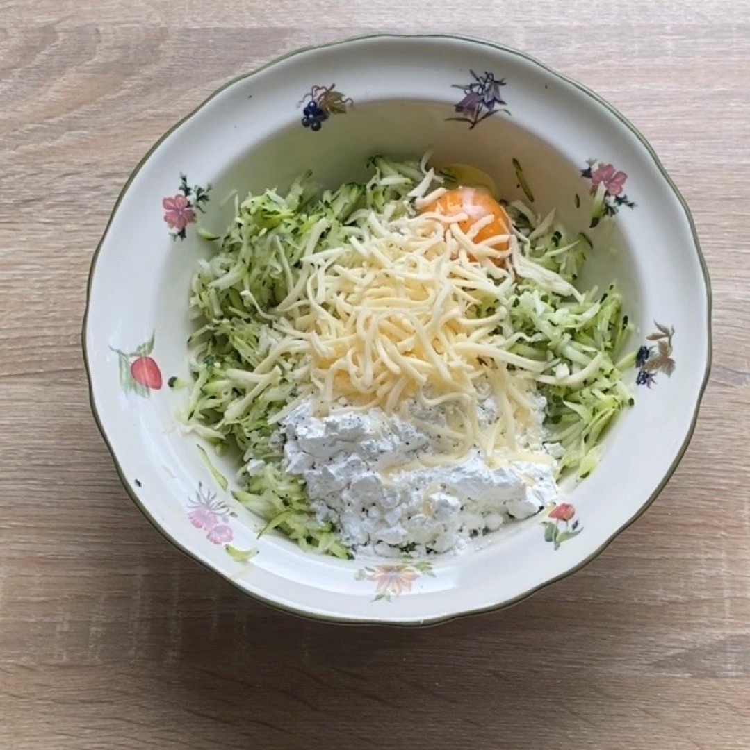 Hamburguesas de calabacín  Paso 1