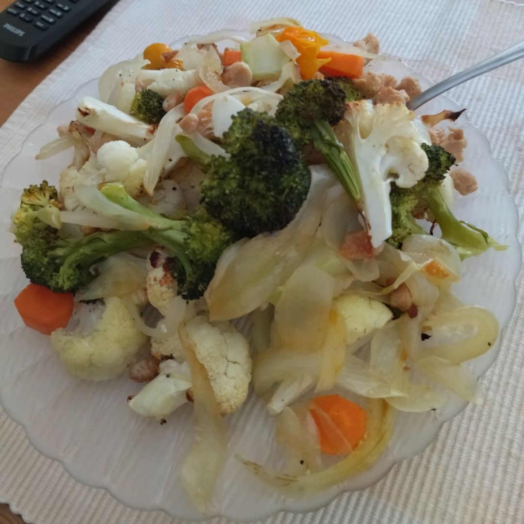 Verduras al horno con soja texturizada Paso 3 Verduras al horno con soja texturizada Paso 3