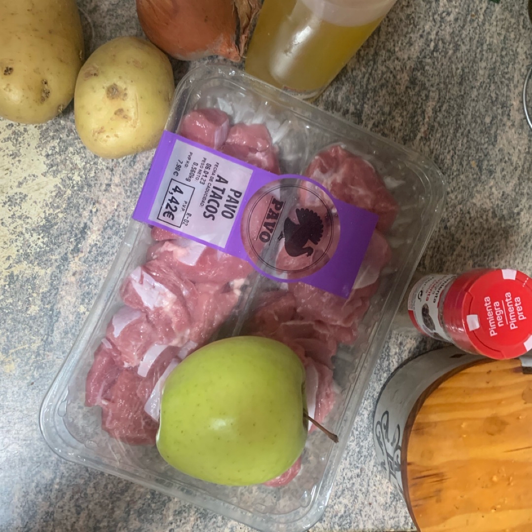 Tacos de pavo a la manzana Paso 0 Tacos de pavo a la manzana Paso 0
