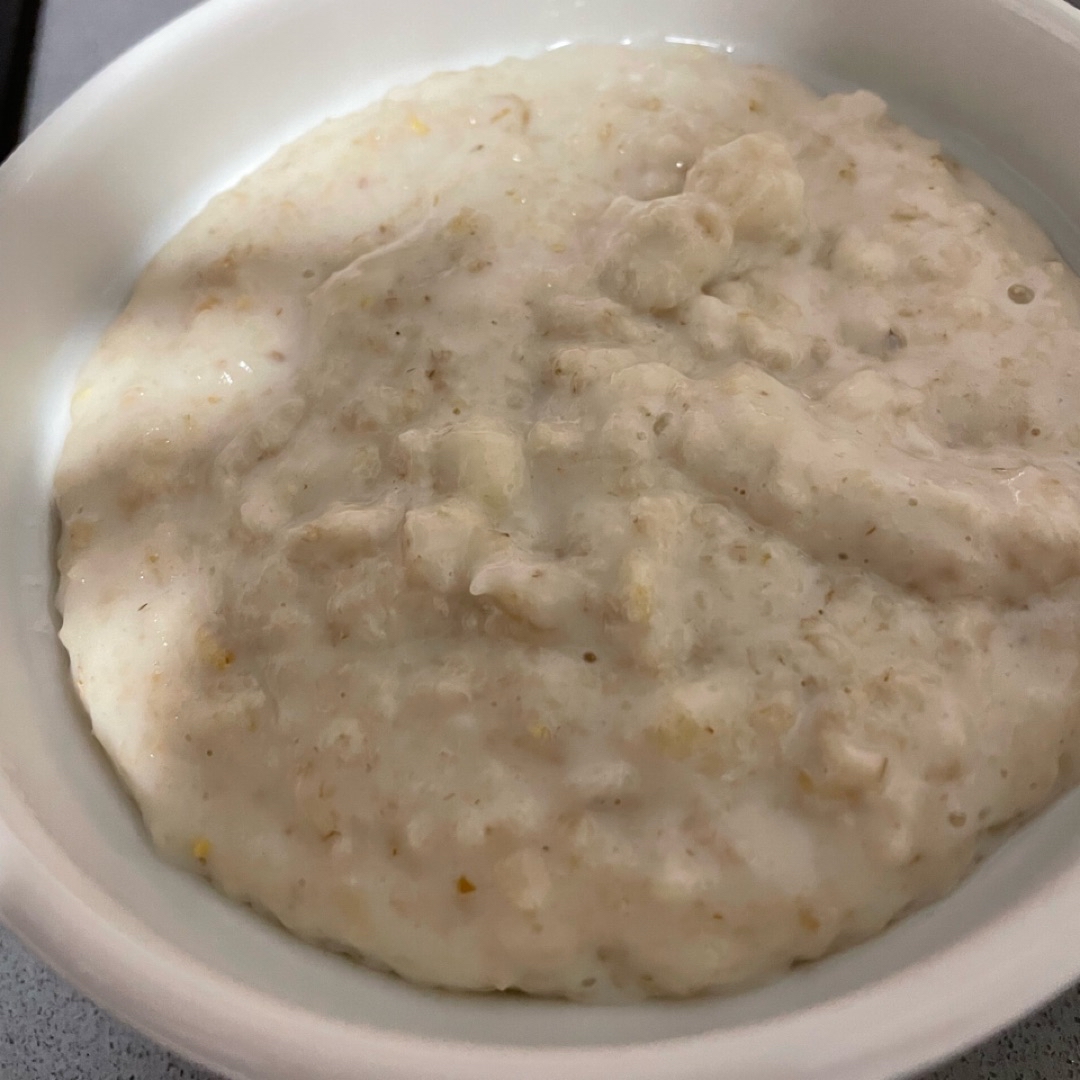 Gachas de avena con fruta Paso 2 Gachas de avena con fruta Paso 2