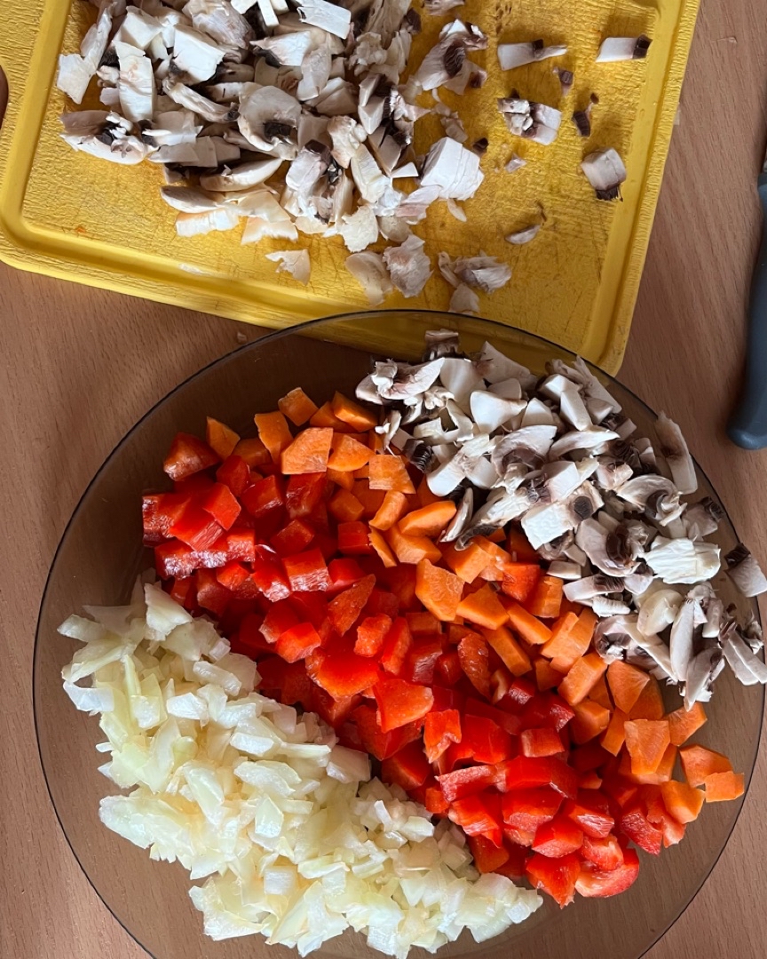 Arroz integral con verduras Paso 0 Arroz integral con verduras Paso 0