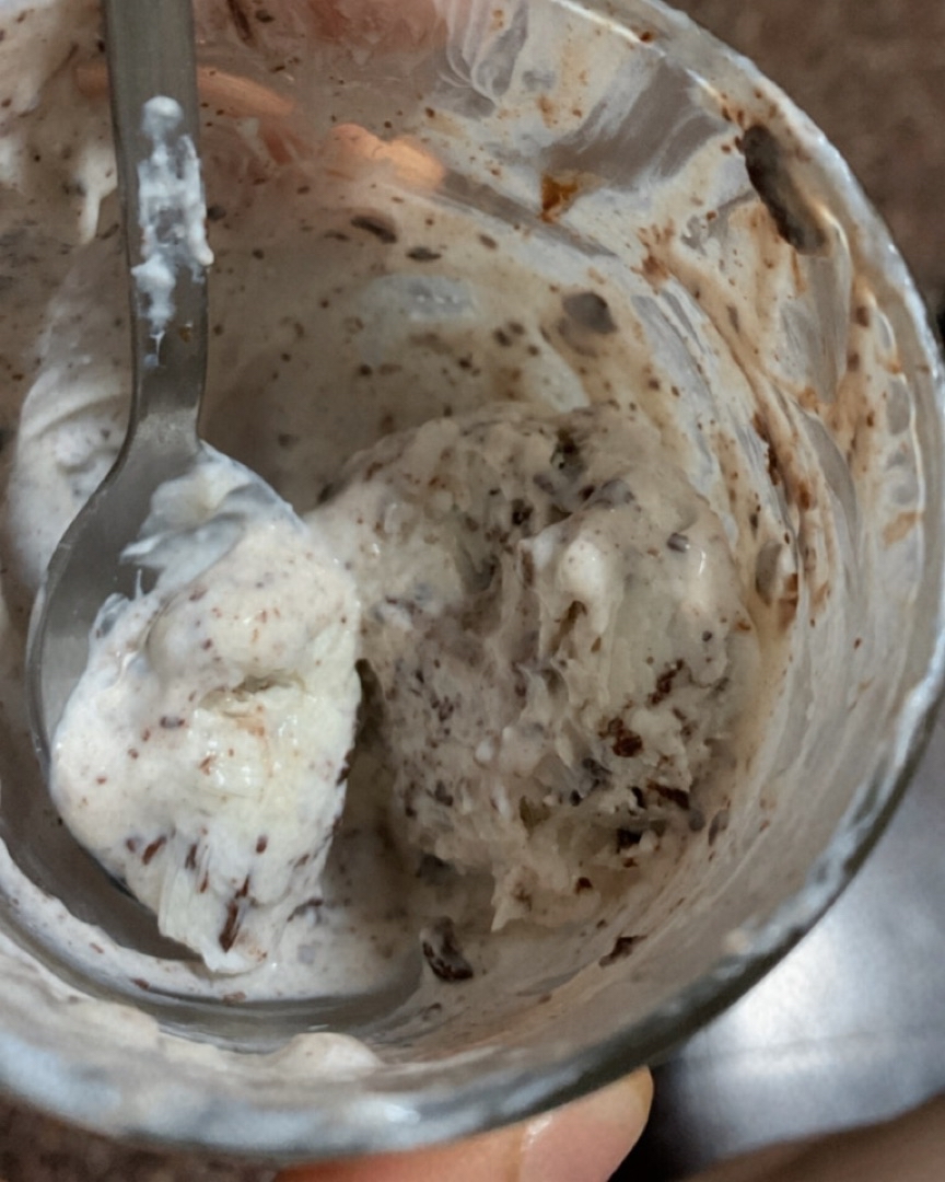 Helado de stracciatella 
