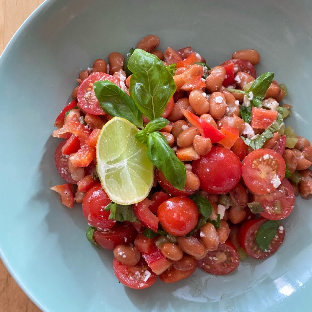 Ensalada de Alubias fresca  Paso 2