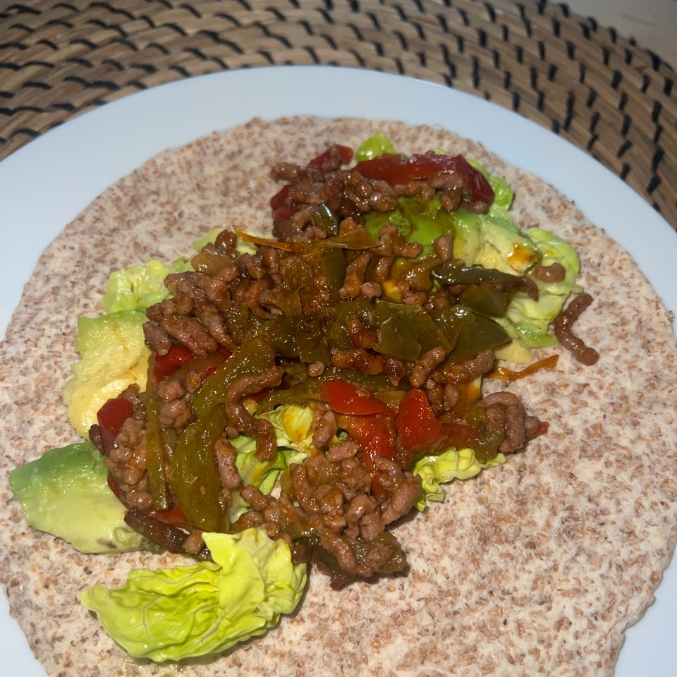 Fajita de carne picada Fajita de carne picada
