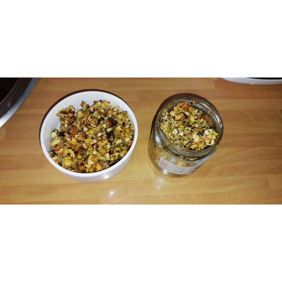 Granola con miel casera Granola con miel casera