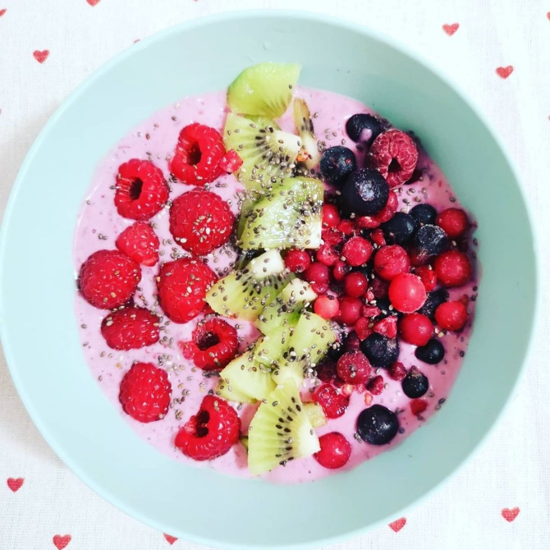 YOGUR HELADO DE FRUTOS ROJOS🍓