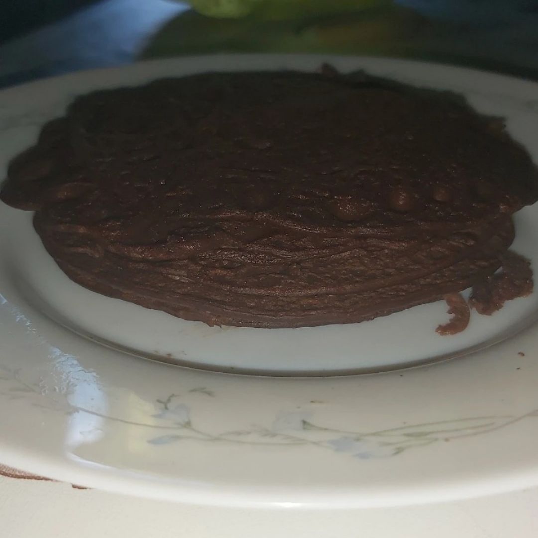 Tortitas de avena, cacao y plátano