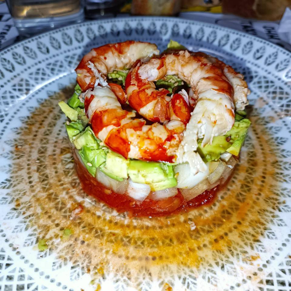 Tartar de langostinos 🦐