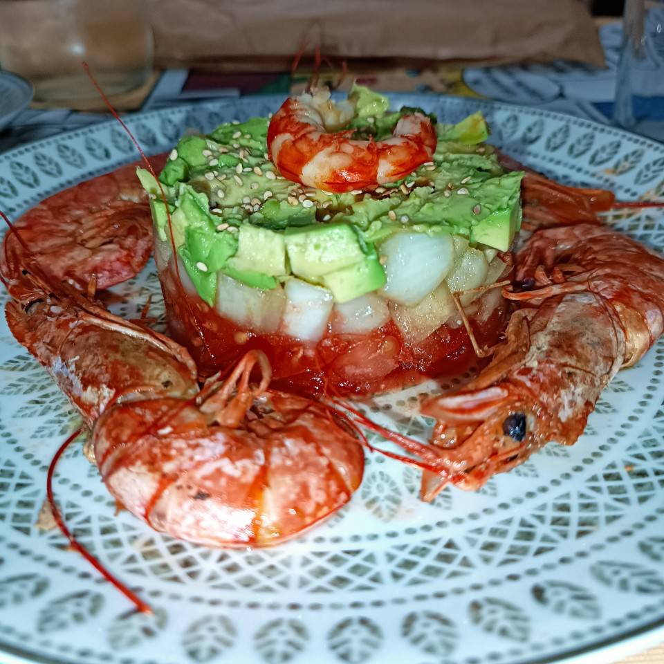 Tartar de langostinos 🦐