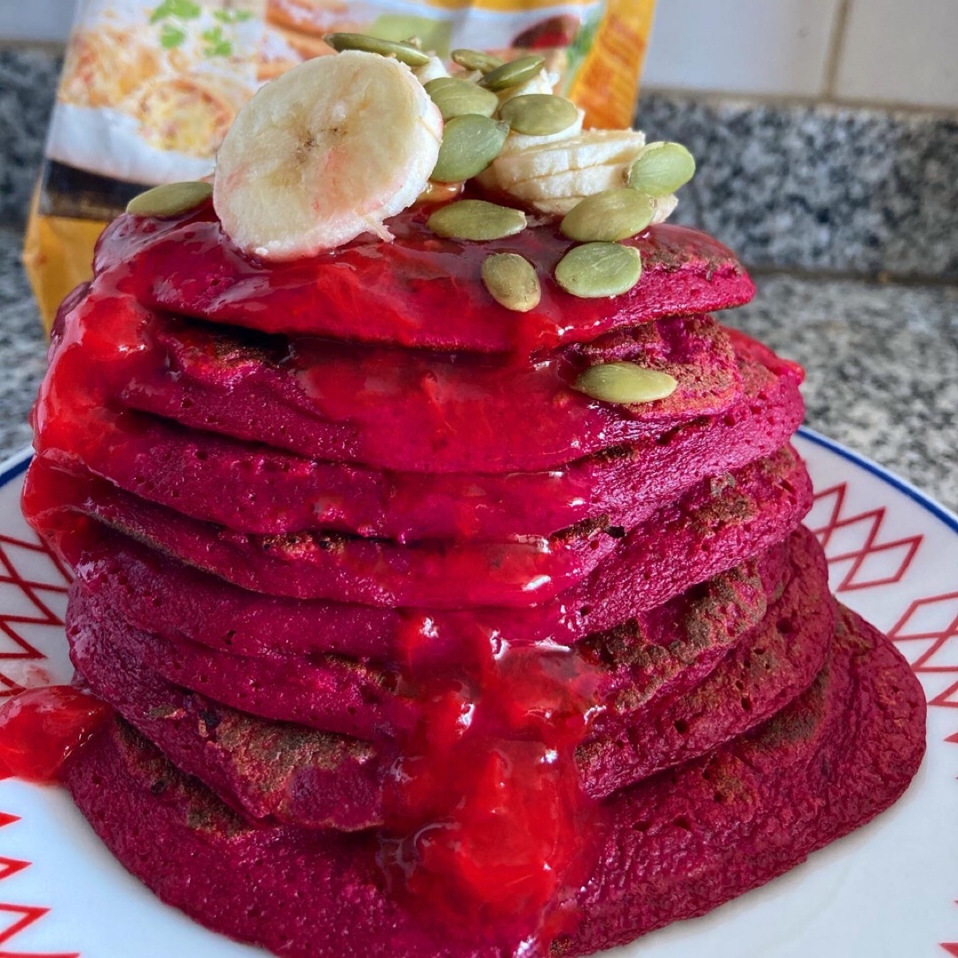 Hotcakes rosas 🥞 Hotcakes rosas 🥞