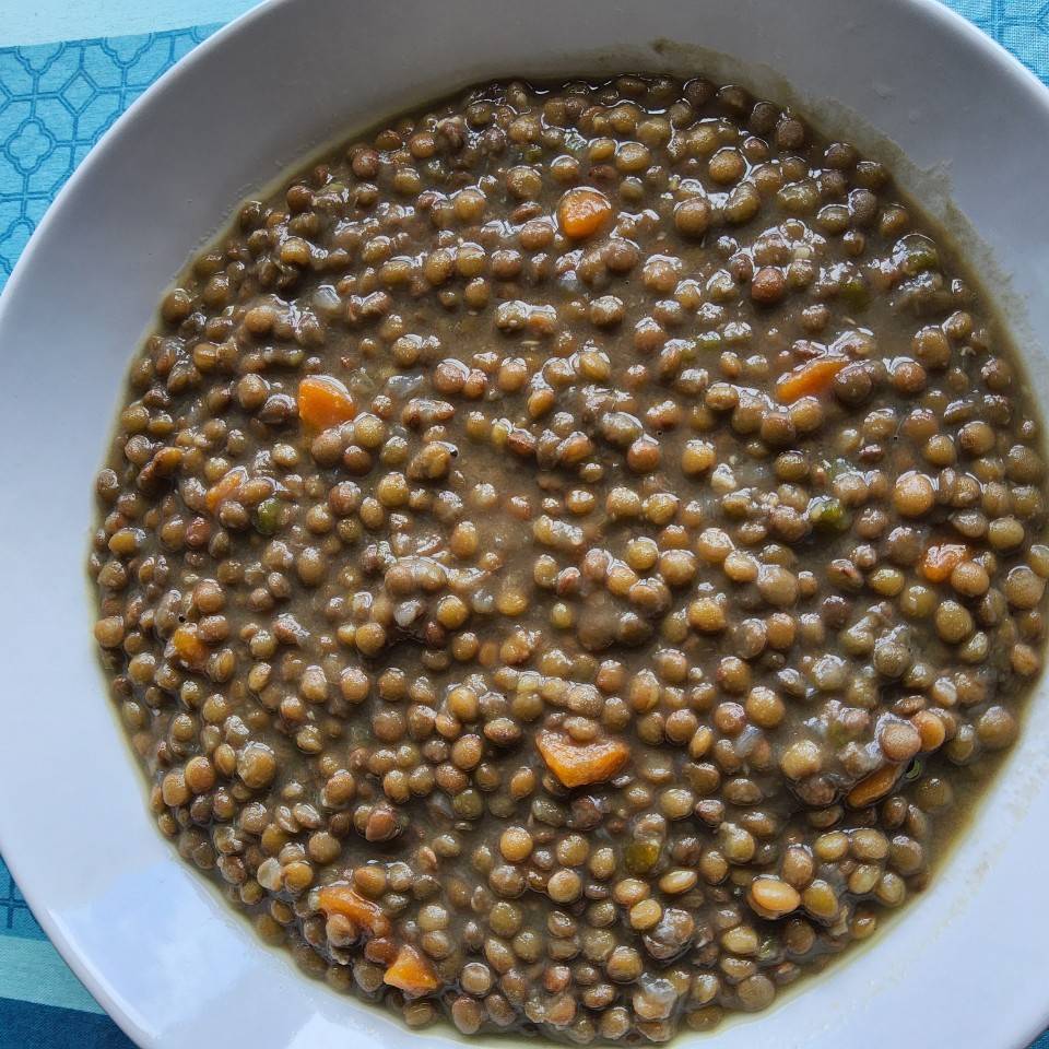 Cocido de lentejas con verduras Cocido de lentejas con verduras