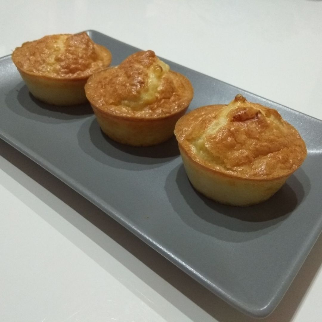 Muffins de almendra rellenos de ciruela Paso 3 Muffins de almendra rellenos de ciruela Paso 3