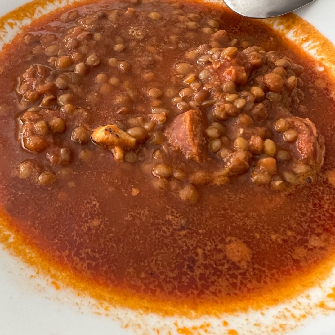 Lentejas con chorizo Lentejas con chorizo
