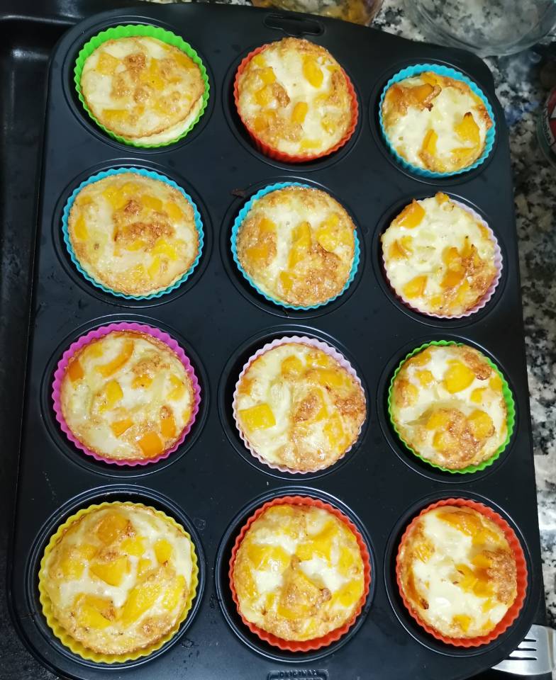 Muffins de clara de huevo y verduras Muffins de clara de huevo y verduras