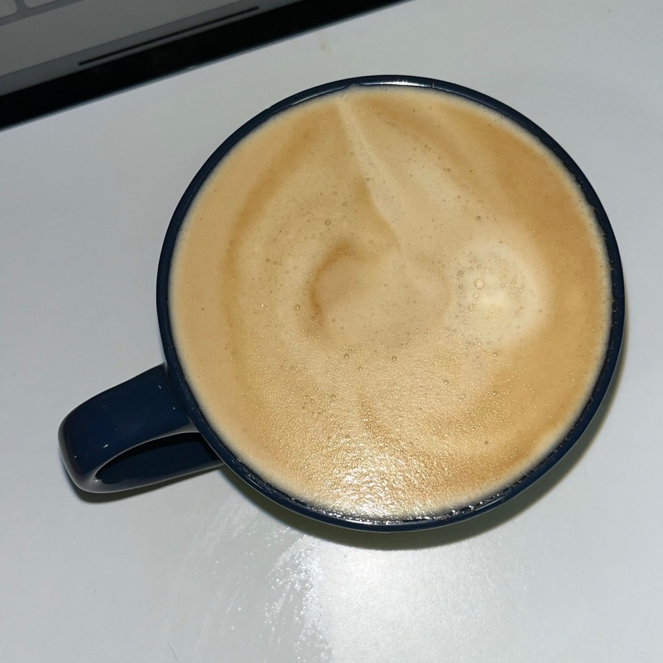 Café con leche de almendra Café con leche de almendra