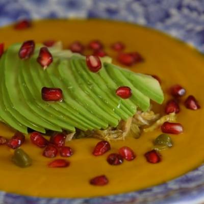 Receta de Cream of carrot cream and chicken bestial.