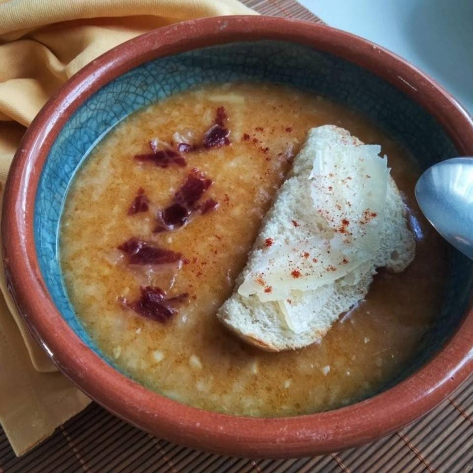 Sopa de ajo y cebolla Sopa de ajo y cebolla