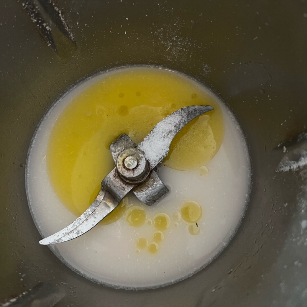 Base para pizza de espelta  Paso 0