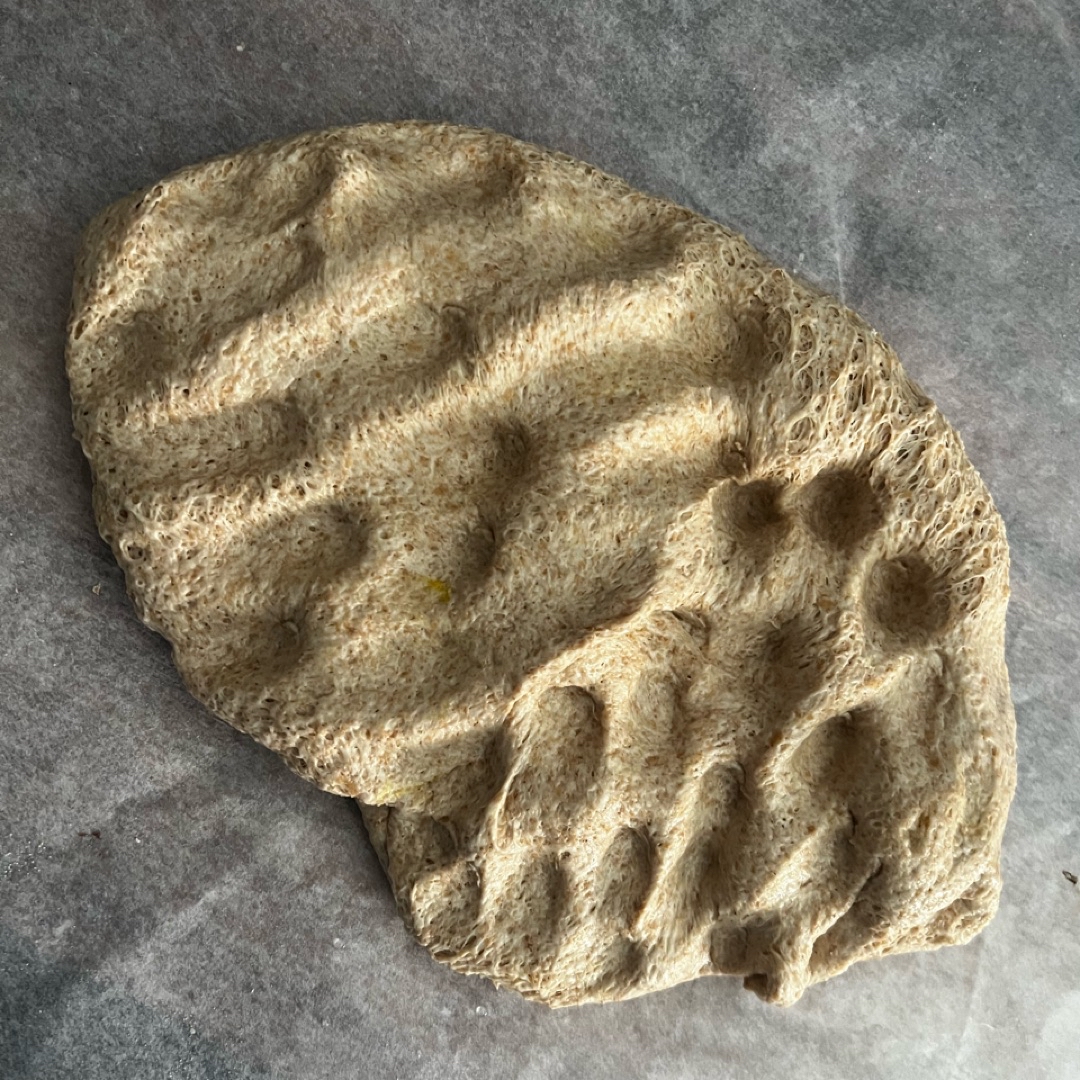 Base para pizza de espelta  Paso 3