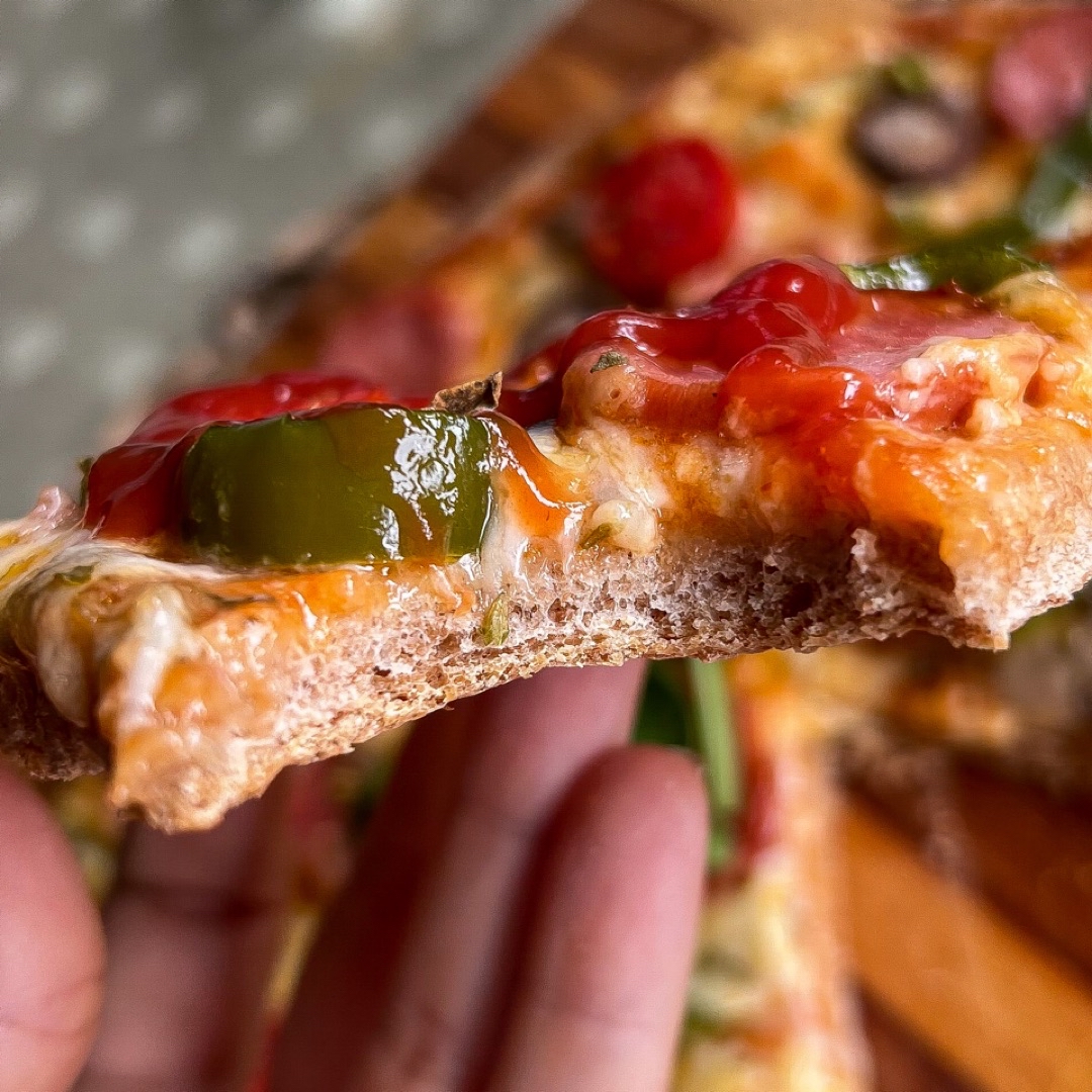 Base para pizza de espelta  Paso 8