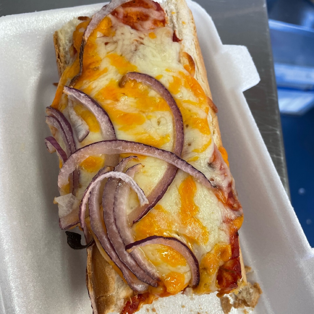 French stick pizza French stick pizza