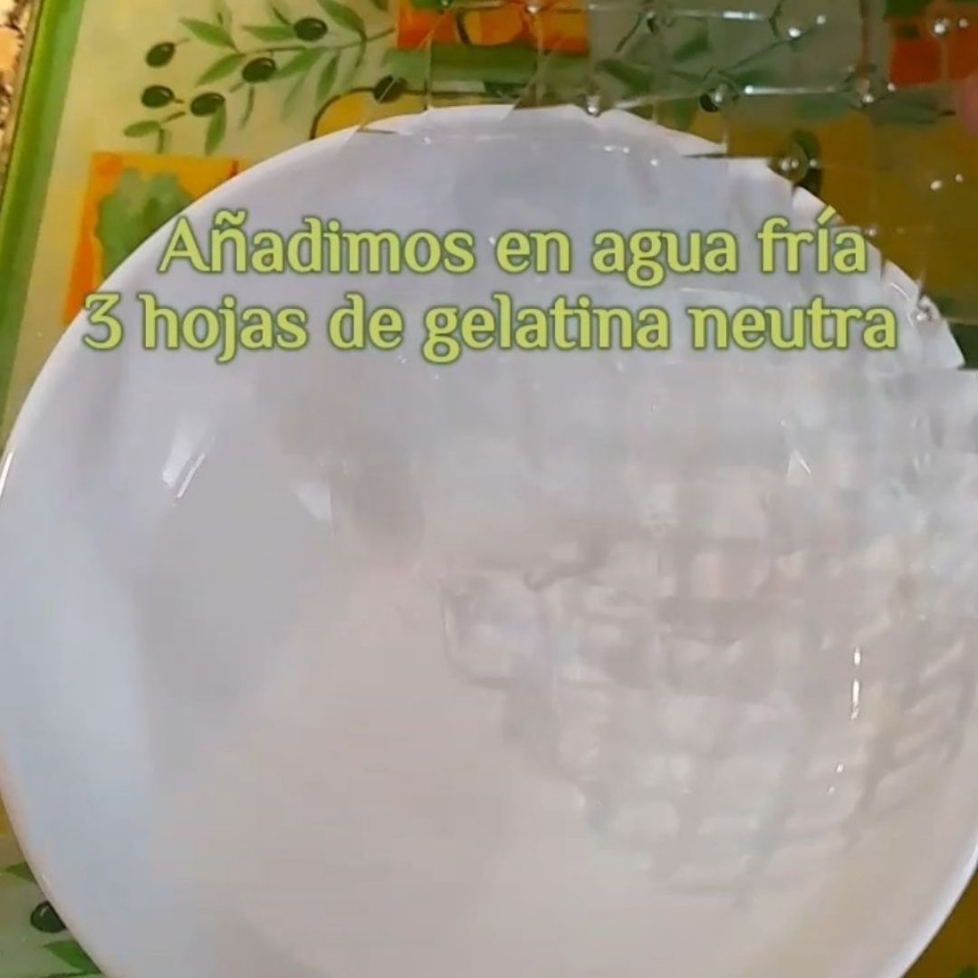 Corazón de gelatina 🍓❤ Paso 1