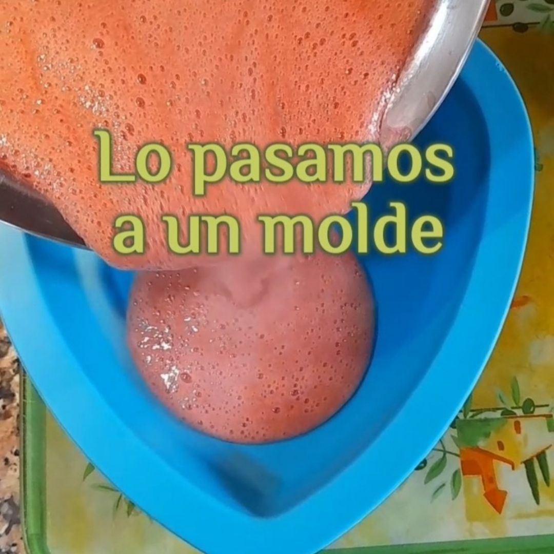 Corazón de gelatina 🍓❤ Paso 8